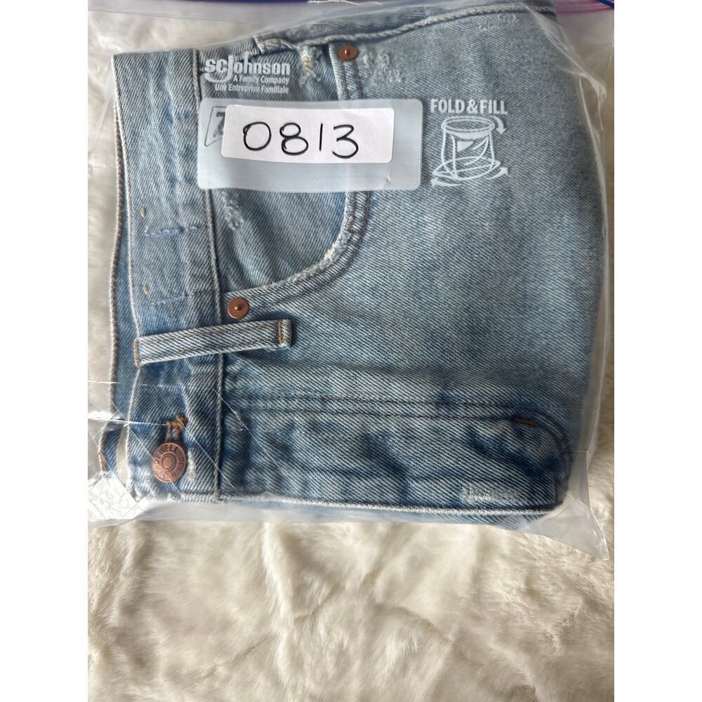 Madewell Women’s Relaxed Denim High Rise Cutoff Shorts Raw Edge Size 26 EUC - Picture 13 of 13